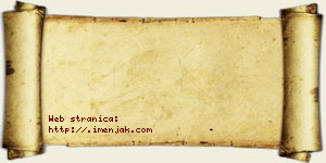 Žaklina Ivanović vizit kartica